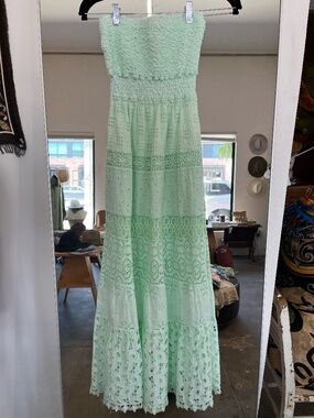 Temptation Positano Mint Green Strapless Dress
